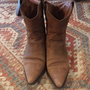Nine West cowboy booties